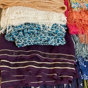 Scarves Mixed Lot of 15+ Rectangular